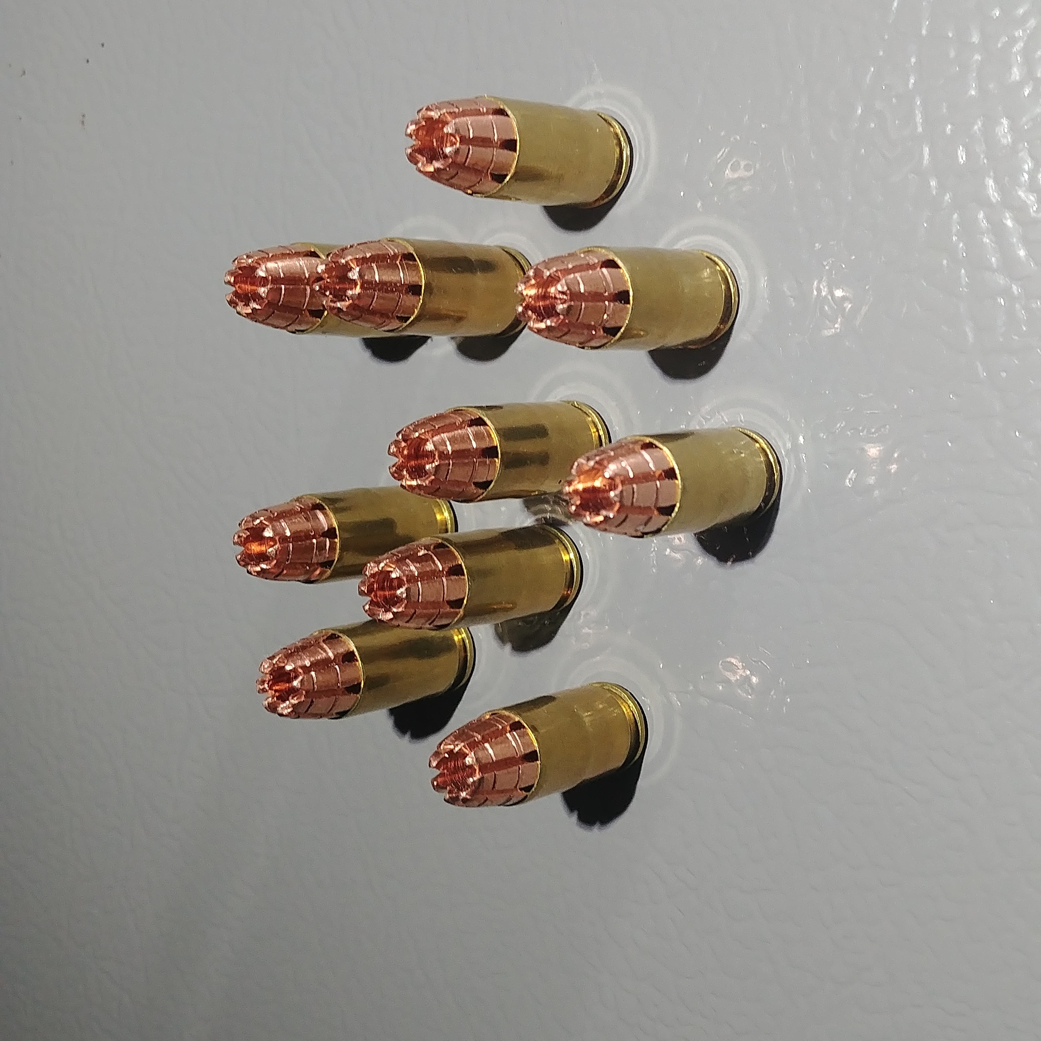 9mm RIP Bullet Magnets for your fridge or toolbox - set of 10